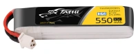 Tattu 2s 650mAh 95C 7.6V HV Lipo Battery with XT30 Long-Pack