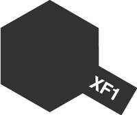 Farba akrylowa - XF-1 FLAT BLACK - 81701 Tamiya