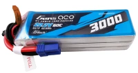 Gens ace G-Tech 3000mAh 22.2V 60C 6S1P Lipo Battery Pack with EC5 plug