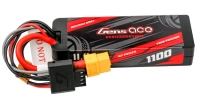 Gens ace G-Tech 1100mAh 11.1V 3S1P 60C GRP-76 Hardcase Lipo Battery Pack with XT60 Plug