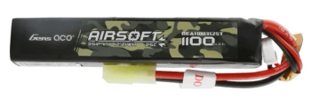 Gens ace 25C 1100mAh 3S1P 11.1V Airsoft Gun Lipo Battery with mini Tamiya Plug