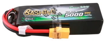 Gens ace G-Tech 5000mAh 14.8V 4S1P 60C Lipo Battery Pack with XT90 Plug-Bashing Series