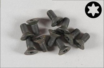 Śruby M5x10mm 10szt. (stożkowa główka, torx) - FG 6922/10