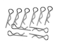 Spinki karoserii (10szt.) srebrne | 501390 HOBBYTECH