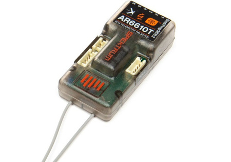 Odbiornik AR6610T DSM2/DSMX 6CH z telemetrią | SPMAR6610T SPEKTRUM