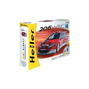 Peugeot 206 WRC | Zestaw z farbami | Heller 50752