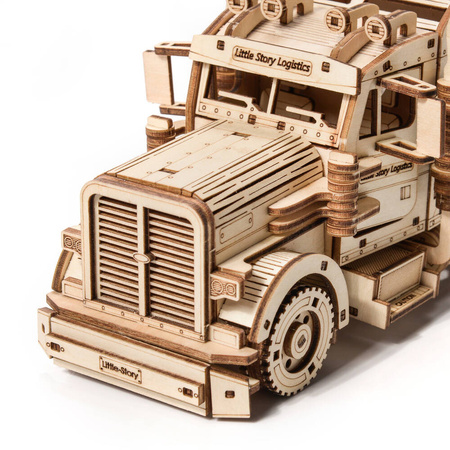 Little Story Drewniane Puzzle Model 3D Ciężarówka 25x10x9cm | E013