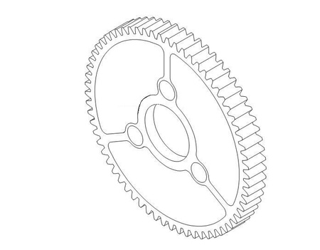 Zębatka przekładni dwubiegowej 65T (CNT) - 205219