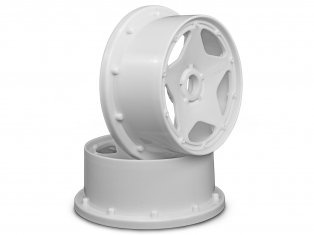 SUPER STAR WHEEL WHITE (120x60mm/2pcs)-HPI 3220