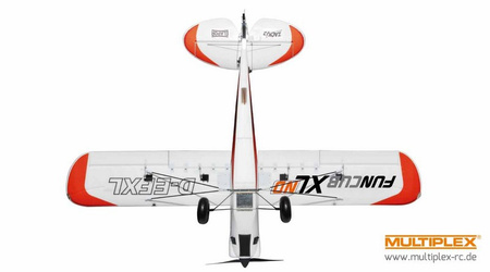 RR FunCub XL ND - wersja czerwona ARF Multiplex - 1700mm - 1-02052