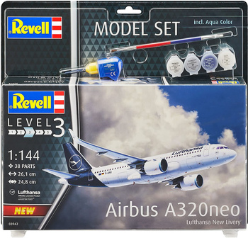 Airbus A320 Neo Lufthansa New Livery (Model Set) 1:144 | 63942 REVELL