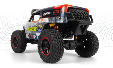 Venture18 U4 Ford Bronco 4400 RTR 4WD 2,4GHz LED 1:18 Crawler Czerwony Samochód Zdalnie Sterowany Model RC | 160887 HPI RACING