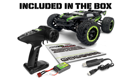 BlackZon Slyder ST Turbo 1/16 4WD 2S Brushless Stadium Truck Zielony | 540214 HPI