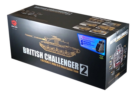 Czołg Zdalnie Sterowany British Challenger II 1:16 RTR 2,4Ghz Model RC | 3908-1B HENG LONG