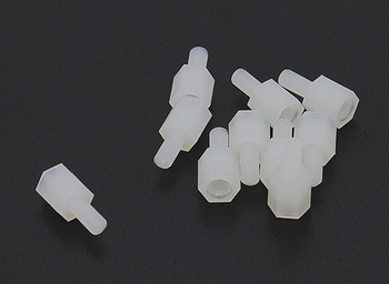 Dystans nylonowy 5,6x12mm M3 (10szt)