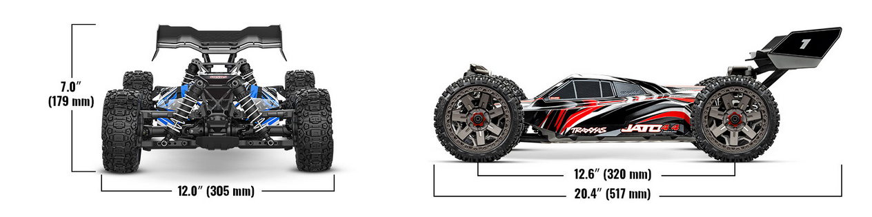 Traxxas Jato 4x4 BL-2S 1/8 Samochód Zdalnie Sterowany Czerwony | 90154-4-RED pol_pl_Traxxas-Jato-4x4-BL-2S-1-8-Samochod-Zdalnie-Sterowany-Czerwony-90154-4-RED-1016814_42