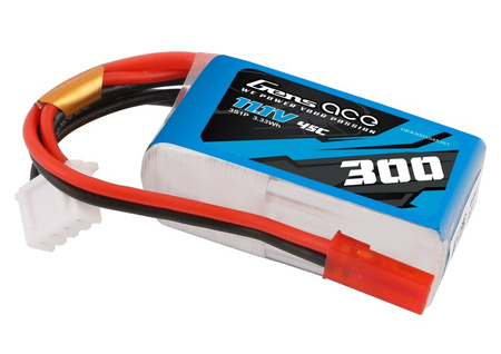 Pakiet LiPo 300mAh 11,1V 3S 45C | GENS ACE