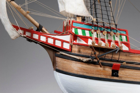 Galeon Golden Hind Model Drewniany Żaglowiec 1/72 500mm | D017 DUSEK
