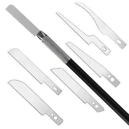 Piłka Ręczna Modelarska Do Cięcia 6 Ostrzy Brzeszczotów Metal | FA-563 FINE-ART