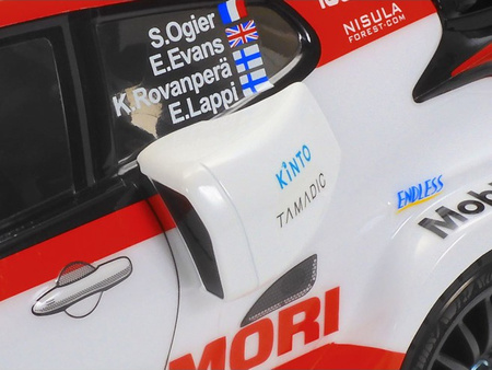 Tamiya Toyota Gazoo Racing WRT/GR Yaris TT-02 1/10 KIT Samochód Zdalnie Sterowany Model RC do Złożenia | TA-58716