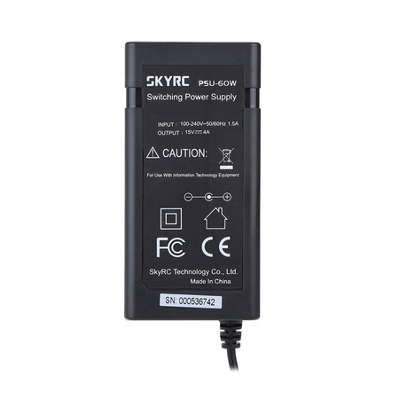 Zasilacz stabilizowany 4A/15V/60W - SkyRC