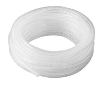 Przewód Paliwowy Silikonowy Rurka Do Paliwa 7x5mm 1m Biały Przezroczysty Silikon | 15837