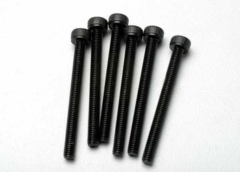 Śruba M3x32mm HEX (6szt.) - 3964 TRAXXAS