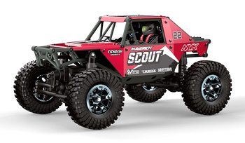 Maverick Scout24 1:24 4WD Rock Crawler RC Samochód Zdalnie Sterowany Czerwony | 151301 MAVERICK