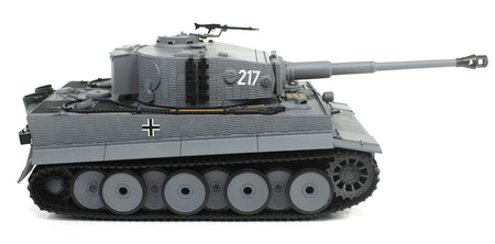German Tiger 1 Mid Std RTR 2,4Ghz 1/24 Czołg Zdalnie Sterowany IR Dźwięk Taigen Szary | 3841-11-M HENG LONG