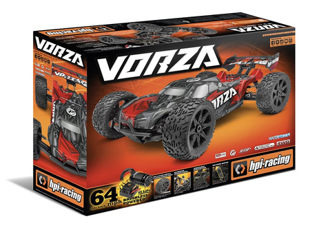 VORZA TRUGGY FLUX 4WD 6S 1/8 Czerwony | 160181 HPI