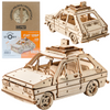 Little Story Drewniane Puzzle Model 3D Samochód FSO Fiat 126p Maluch 1/16 21,5x13,5x11cm | E005