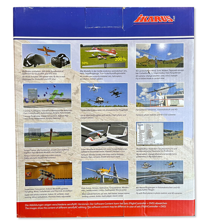 Kontroler Symulatora Lotu Flight Simulator Controller Aerofly RC Nadajnik 6CH USB | IK3036012 IKARUS