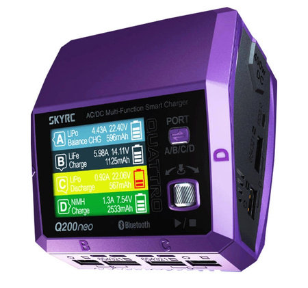 Ładowarka Procesorowa Czterokanałowa SKY RC Q200 Neo 4x100W | 3SK10197