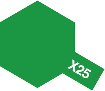 Farba Emalia X-25 CLEAR GREEN10ml - Tamiya 80025