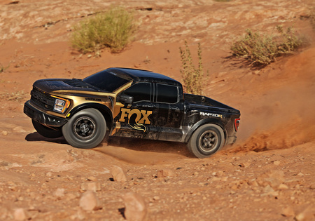 Traxxas Ford Raptor R 4X4 Ultimate 4S 1:10 4WD Złoty Samochód Zdalnie Sterowany Model RC | 101177-4-FOXSE