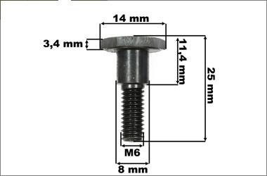 Śruby do sprzęgła dla silników Zenoah - FG 7318