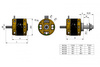Silnik Bezszczotkowy AXI 5330/24 V3 GOLD 197KV 10S 2220W Wał 8mm Ciąg 16kg | 3EL105636V3 MODEL MOTORS