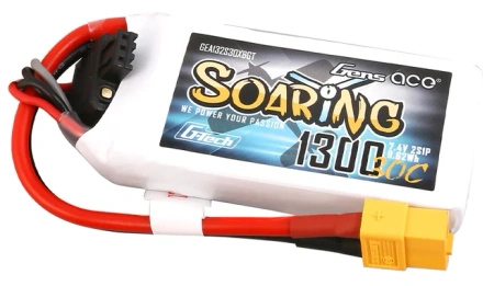 Akumulator LiPo 1300mAh 7,4V 30C 2S1P XT60 G-Tech Soaring | GEA132S30X6GT GENS ACE