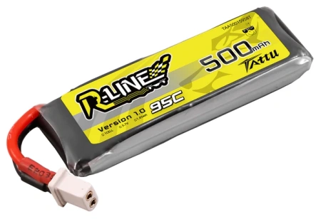Akumulator LiPo 500mAh 3,7V 95C 1S1P BT2.0 R-Line Version 1.0 | TAA5001S95BT TATTU