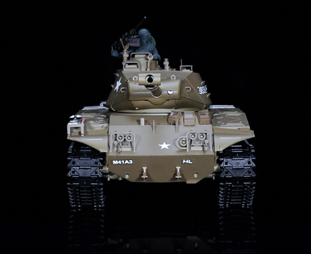 Czołg Zdalnie Sterowany U.S. M41A3 Walker Bulldog Light Tank 1:16 RTR 2,4Ghz Model RC | 3839-1B HENG LONG