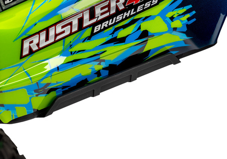 Traxxas Rustler 4X4 Brushless Bezszczotkowy 1:10 2,4GHz Czarny Samochód Zdalnie Sterowany Model RC | 67464-4