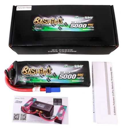 Akumulator LiPo 5000mAh 11,1V 60C 3S1P EC5 G-Tech Bashing | GEA503S60E5GT GENS ACE