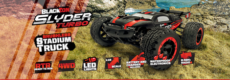 BlackZon Slyder ST Turbo 1/16 4WD 2S Brushless Stadium Truck Czerwony | 540217 HPI