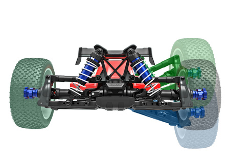Traxxas Jato 4x4 VXL-4S 1/8 Brushless Pomarańczowy Samochód Zdalnie Sterowany Model RC | 90386-4