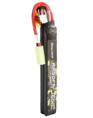 Akumulator LiPo 1500mAh 7,4V 25C 2S1P Mini Tamiya Nunchuck 2X Airsoft Gun | GEA15002S25T2 GENS ACE
