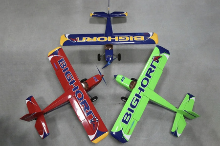 Samolot Zdalnie Sterowany Bighorn Pro Model RC KIT 1250mm Niebieski | OMPP005B OMP HOBBY