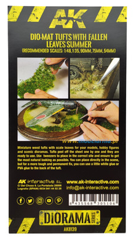 Kępki z opadłymi liśćmi - lato | AK8139