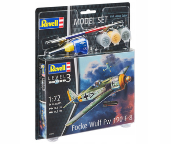 Focke Wulf Fw 190 F-8 (model set) 1:72 | 63898 REVELL