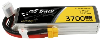 Akumulator LiPo 3700mAh 14,8V 45C 4S1P XT60 | TAA37004S45X6 TATTU