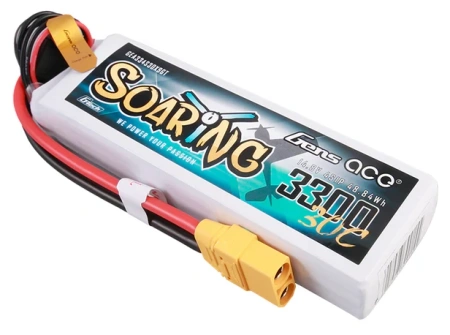 Akumulator LiPo 3300mAh 14,8V 30C 4S1P XT90 G-Tech Soaring | GEA334S30X9GT GENS ACE